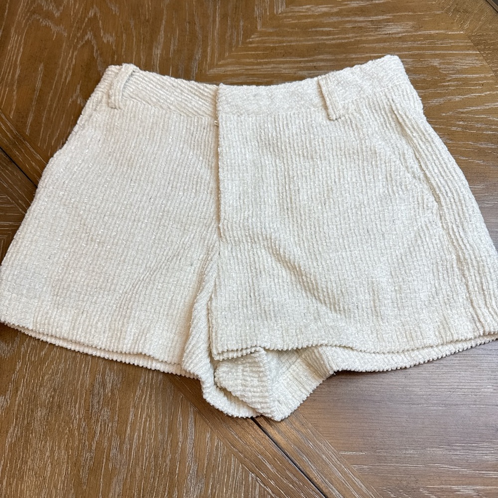 Glam Cream dress Shorts